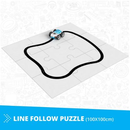 Picture of ROBOTIC CHALLENGE: Line Follow Puzzle Mat (100x100cm)